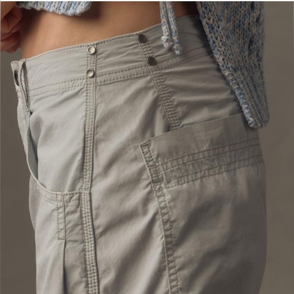 Pilcro | Parachute Curve Barrel Pants | Size 25 | Gray - Picture 4 of 7